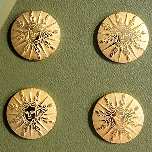 MIB CHRISTOFLE 12 Soleil Buttons for a Jacket or Blazer - Picture 2 of 6